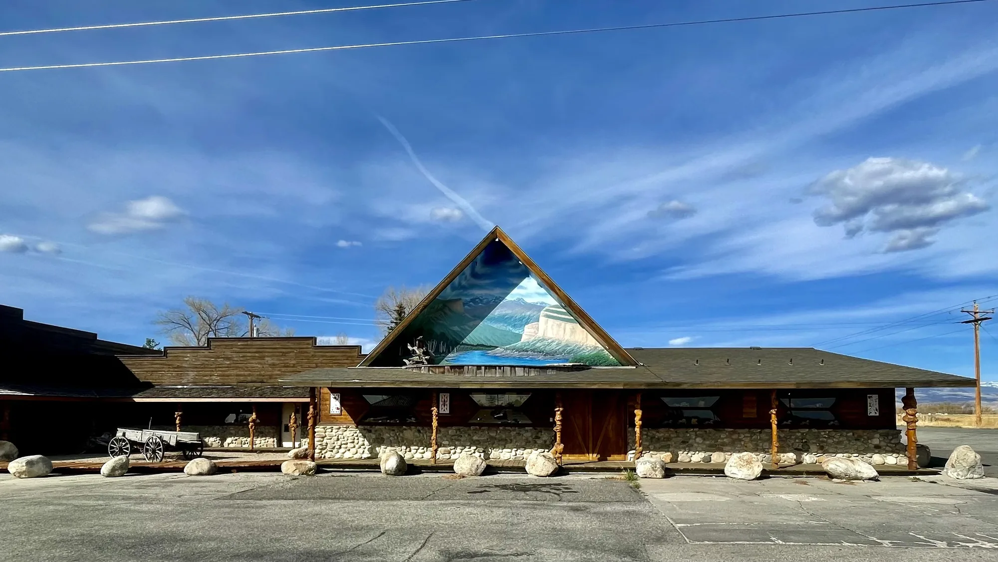 Exterior of the Gallery of the Wind building at Wind River Trading Company