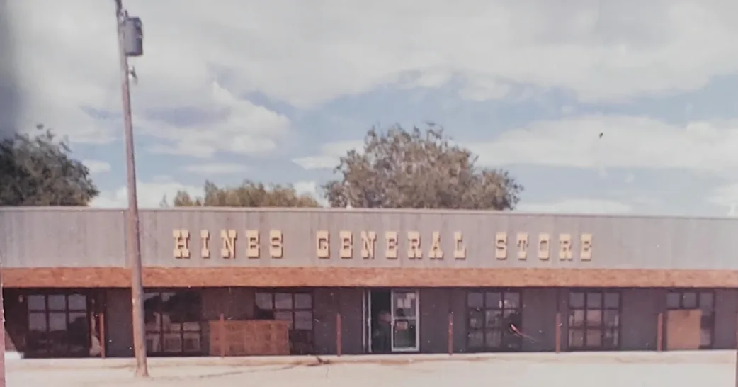 Original Hines General Store building in Fort Washakie